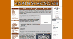 Desktop Screenshot of making-mosaics.com