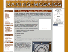 Tablet Screenshot of making-mosaics.com